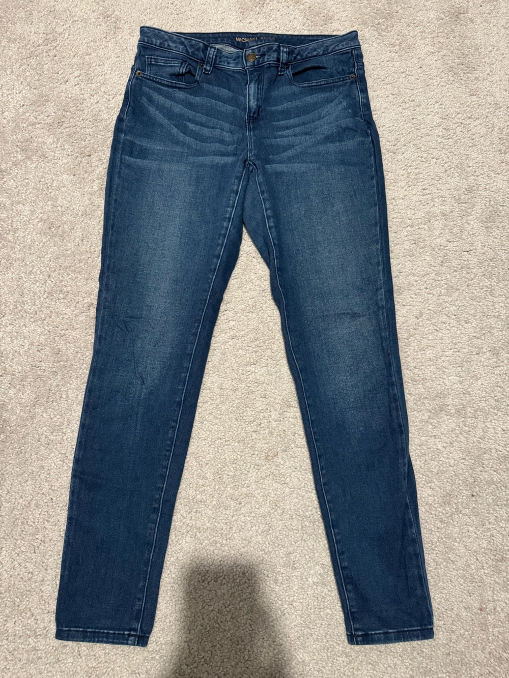 Michael Kors Women's Dark Blue Skinny Jeans